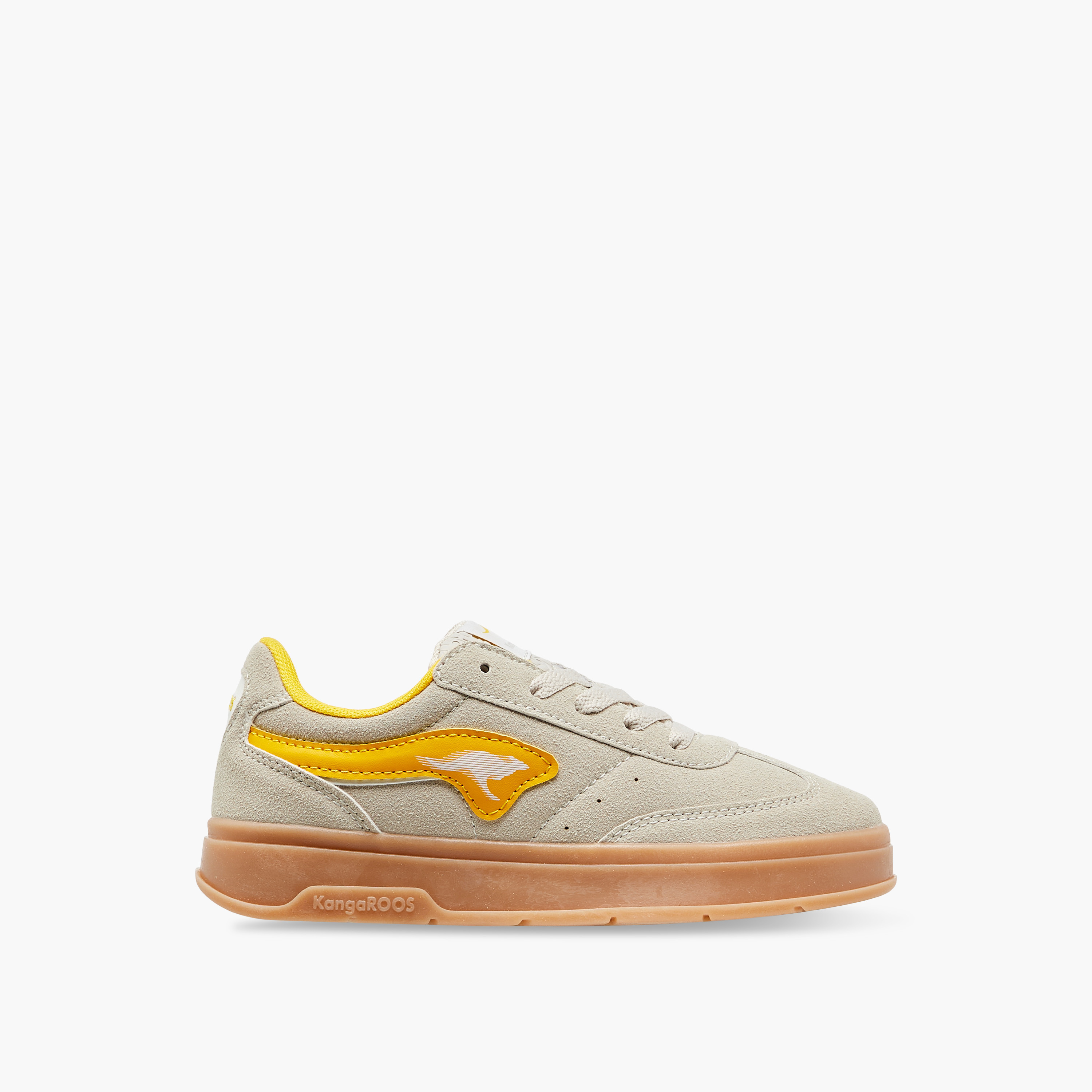 KangaROOS Girls' Panelled Sneakers with Lace-Up Closure-girls-shoes-sneakers-image-3