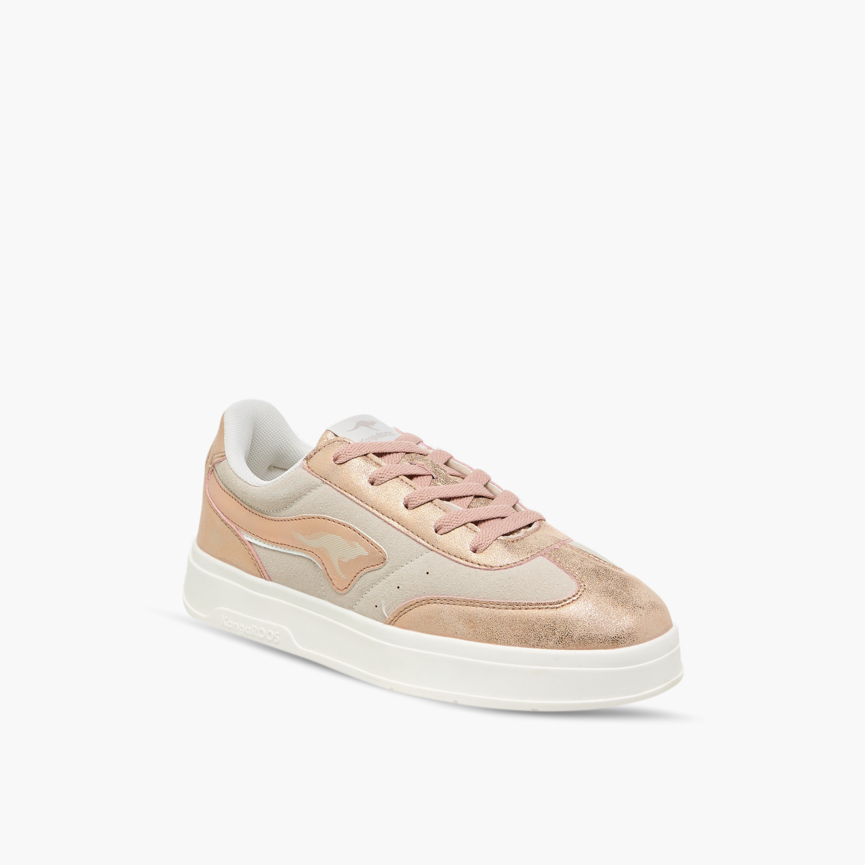 حذاء سنيكرز قوالب ملونة برباط للنساء من كانجاروس-women-shoes-sneakers-image-2