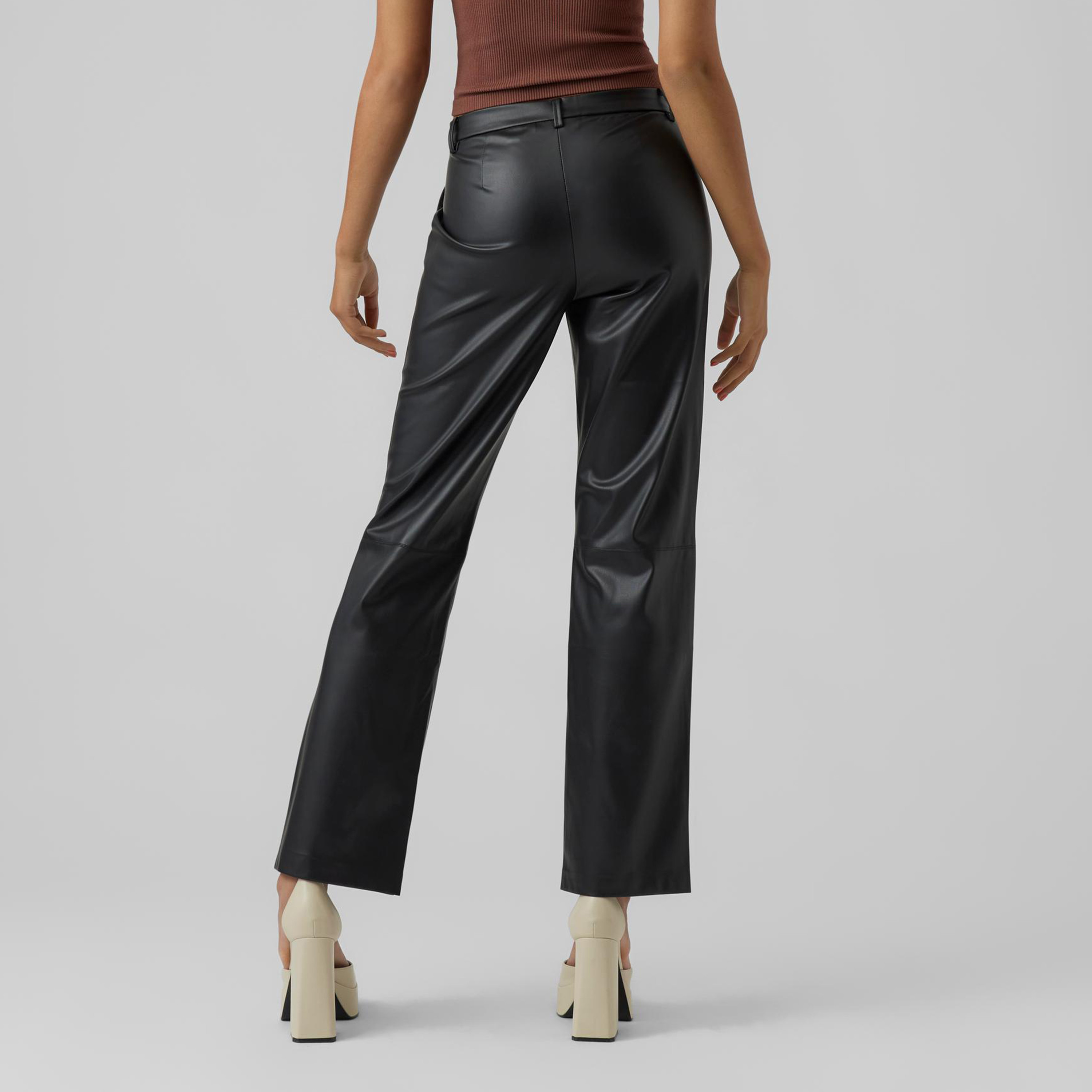 بنطلون من فيرو مودا سادة بمتوسط الخصر-cpwomen-clothing-bottoms-pantsandchinos-image-4