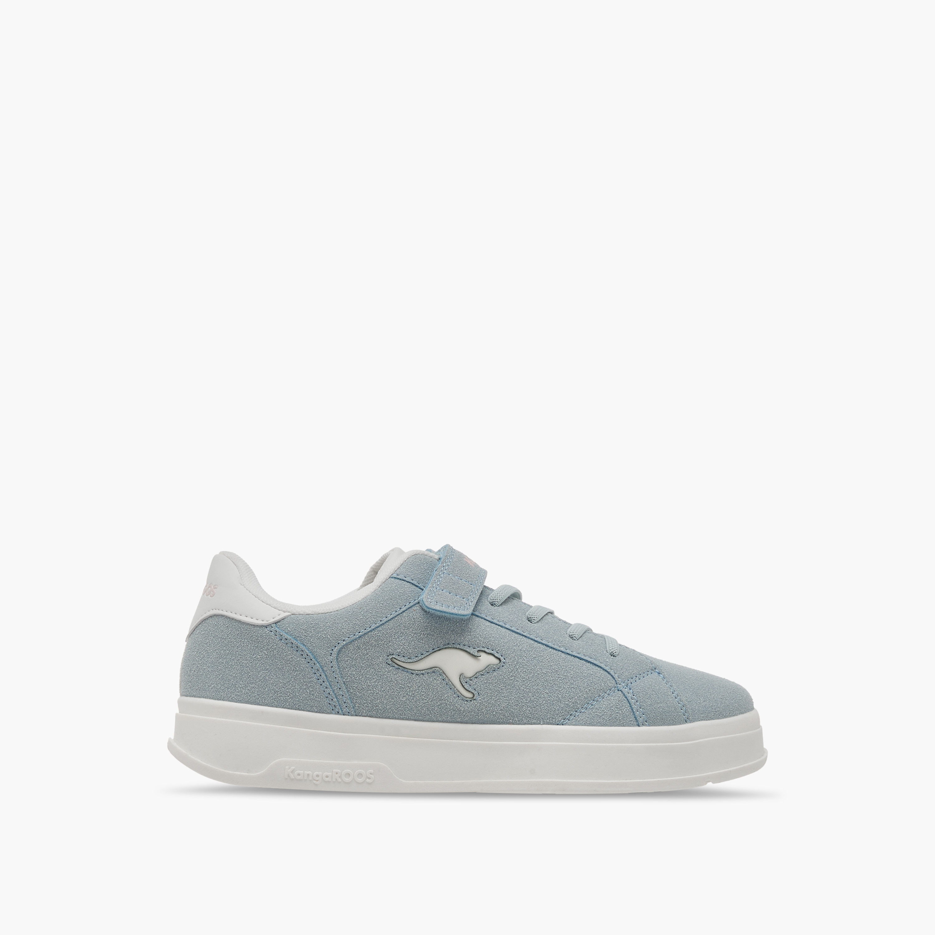 KangaROOS Women's Logo Detail Sneakers with Hook and Loop Closure-women-shoes-sneakers-image-3