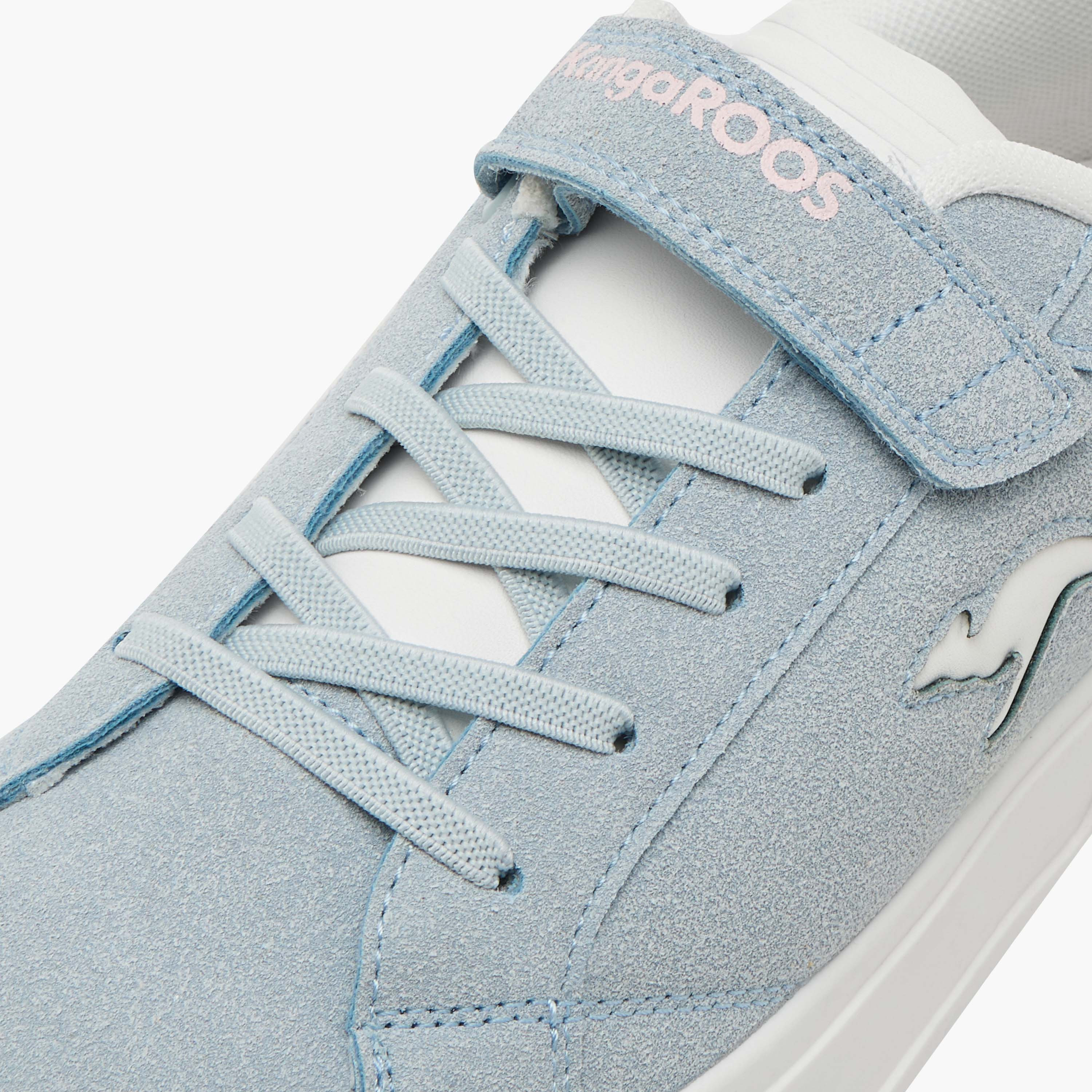 KangaROOS Women's Logo Detail Sneakers with Hook and Loop Closure-women-shoes-sneakers-image-4