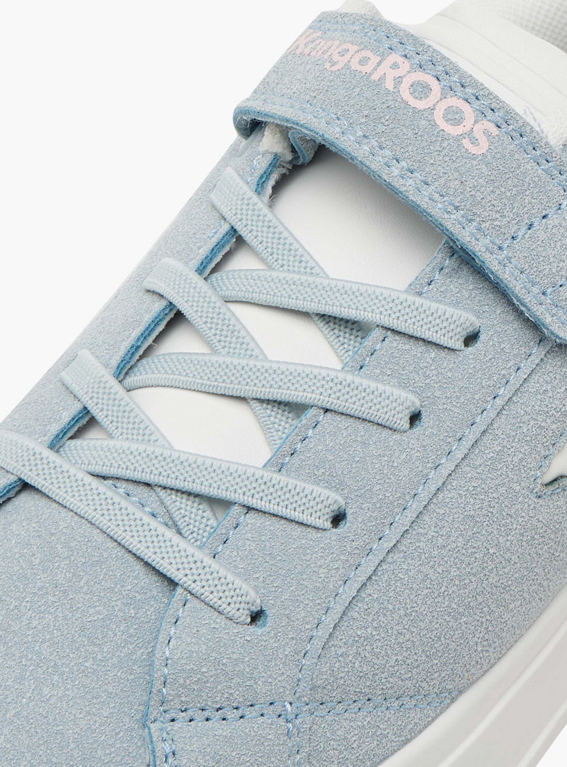 KangaROOS Women's Logo Detail Sneakers with Hook and Loop Closure-women-shoes-sneakers-image-4