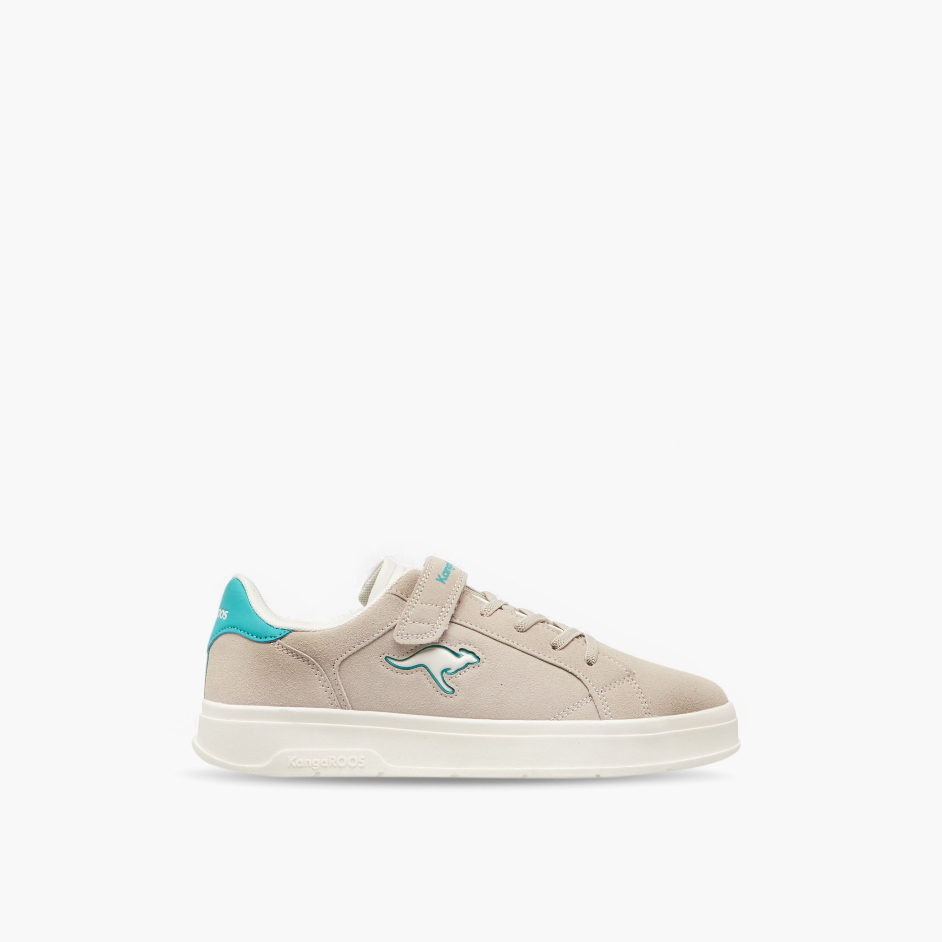 KangaROOS Women's Logo Detail Sneakers with Hook and Loop Closure-women-shoes-sneakers-image-3