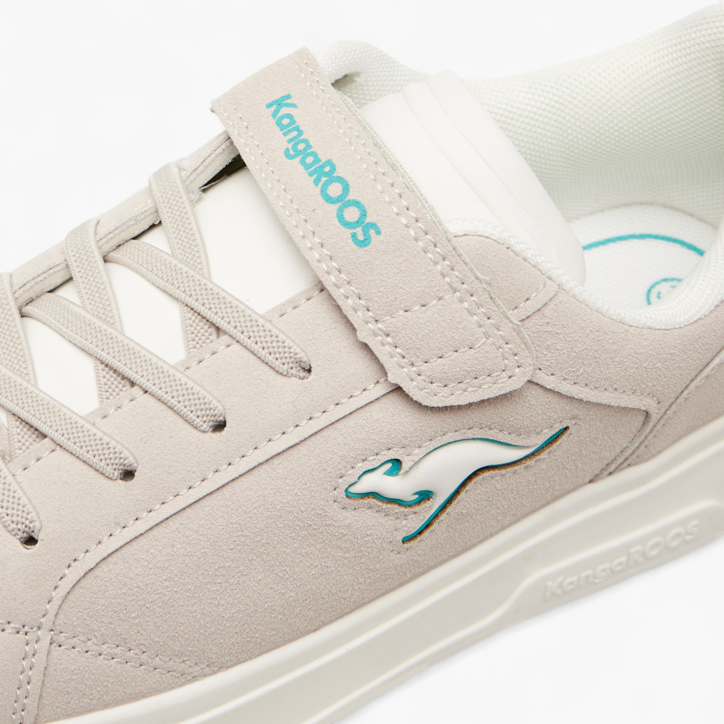KangaROOS Women's Logo Detail Sneakers with Hook and Loop Closure-women-shoes-sneakers-image-4