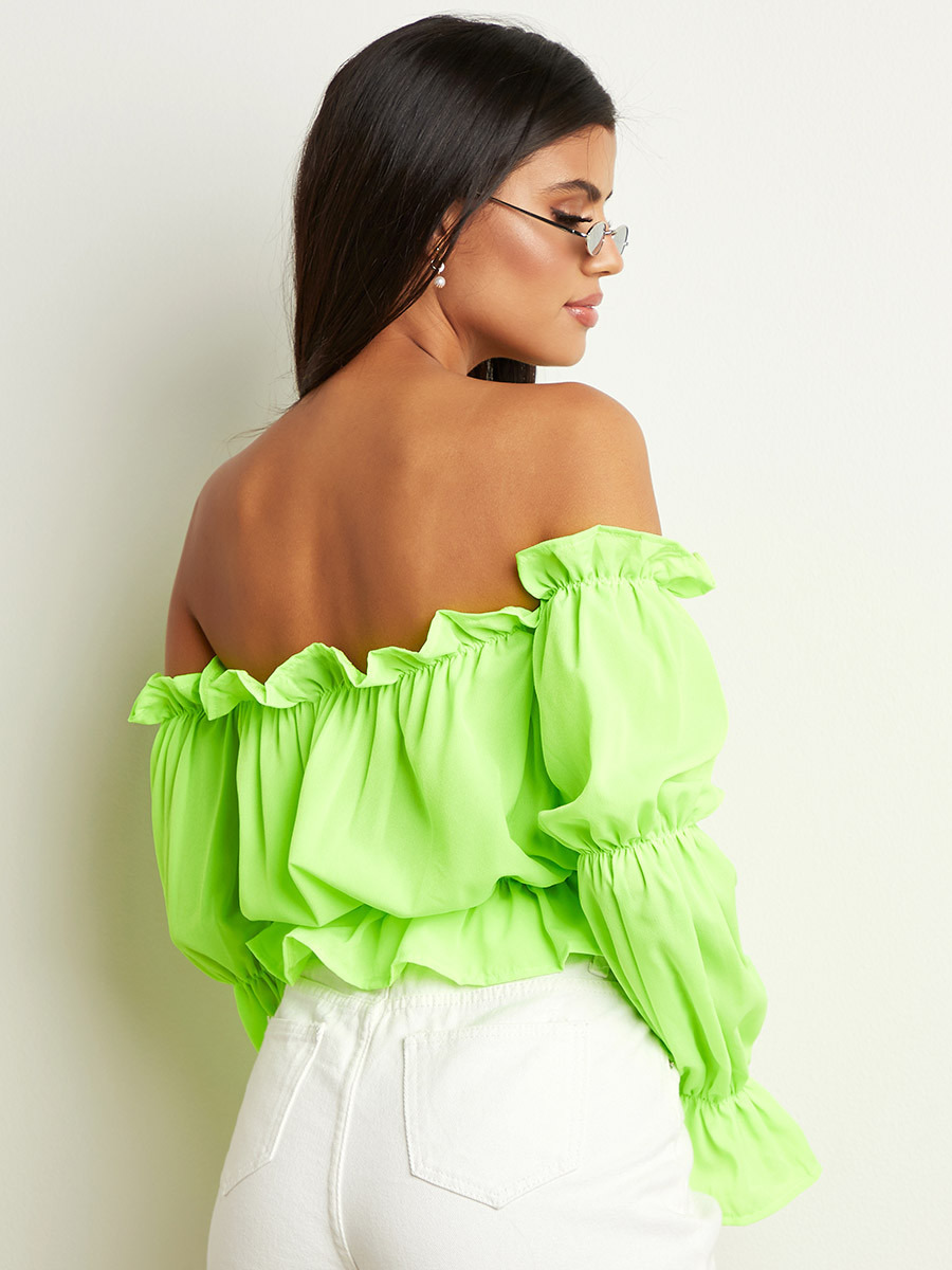 بلوزة بأكتاف مكشوفة وأكمام طويلة من ستايلي-women-clothing-shirtsandblouses-blouses-image-3