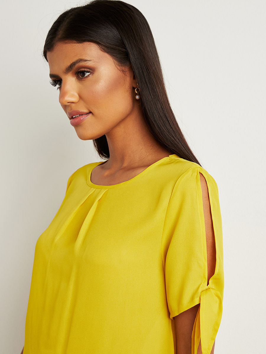 بلوزة بأكمام مفتوحة من ستايلي-women-clothing-shirtsandblouses-blouses-image-3