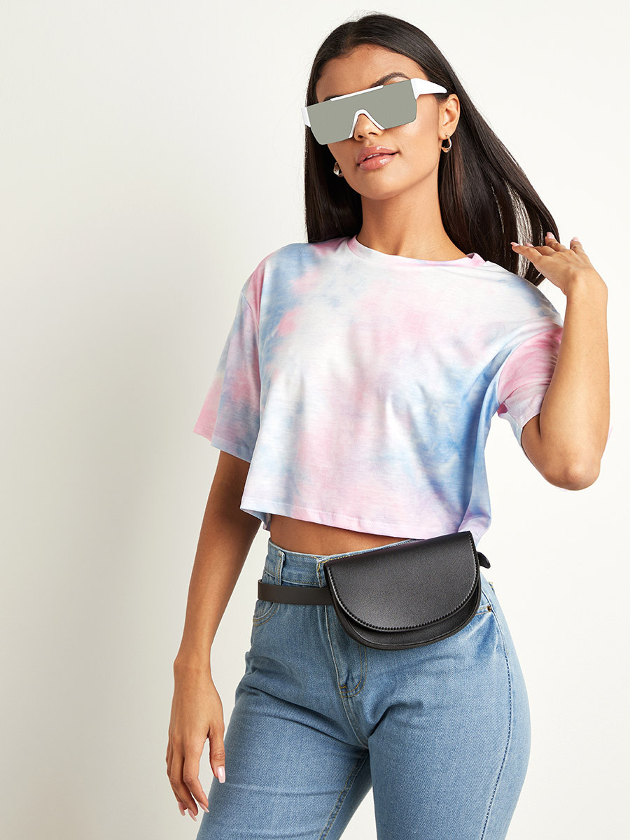 تيشيرت قصير بأكمام قصيرة من ستايلي-women-clothing-tshirts-image-3