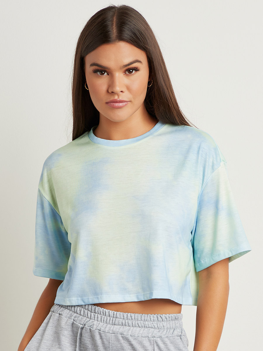 تيشيرت قصير بأكمام قصيرة من ستايلي-women-clothing-tshirts-image-1