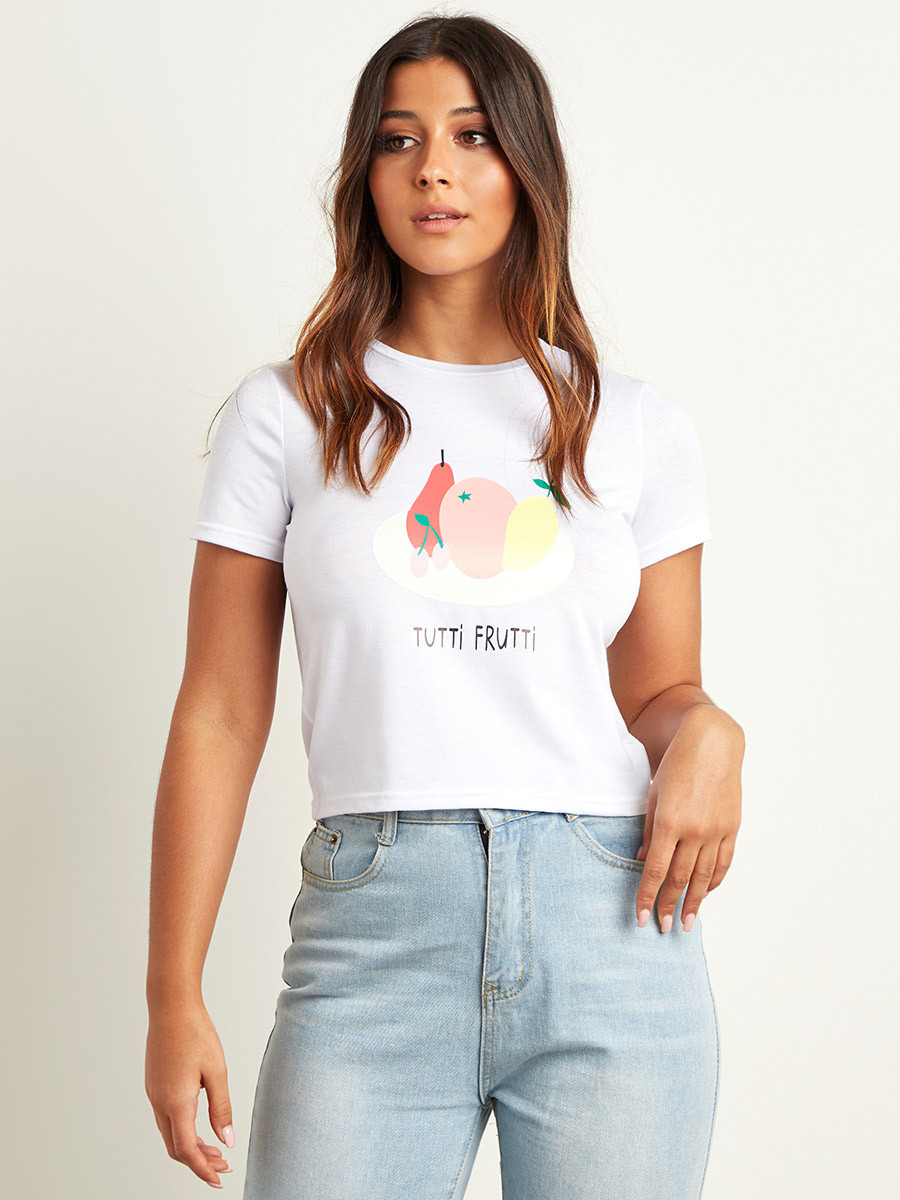 تيشيرت قصير مطبوع من ستايلي-women-clothing-tshirts-image-2