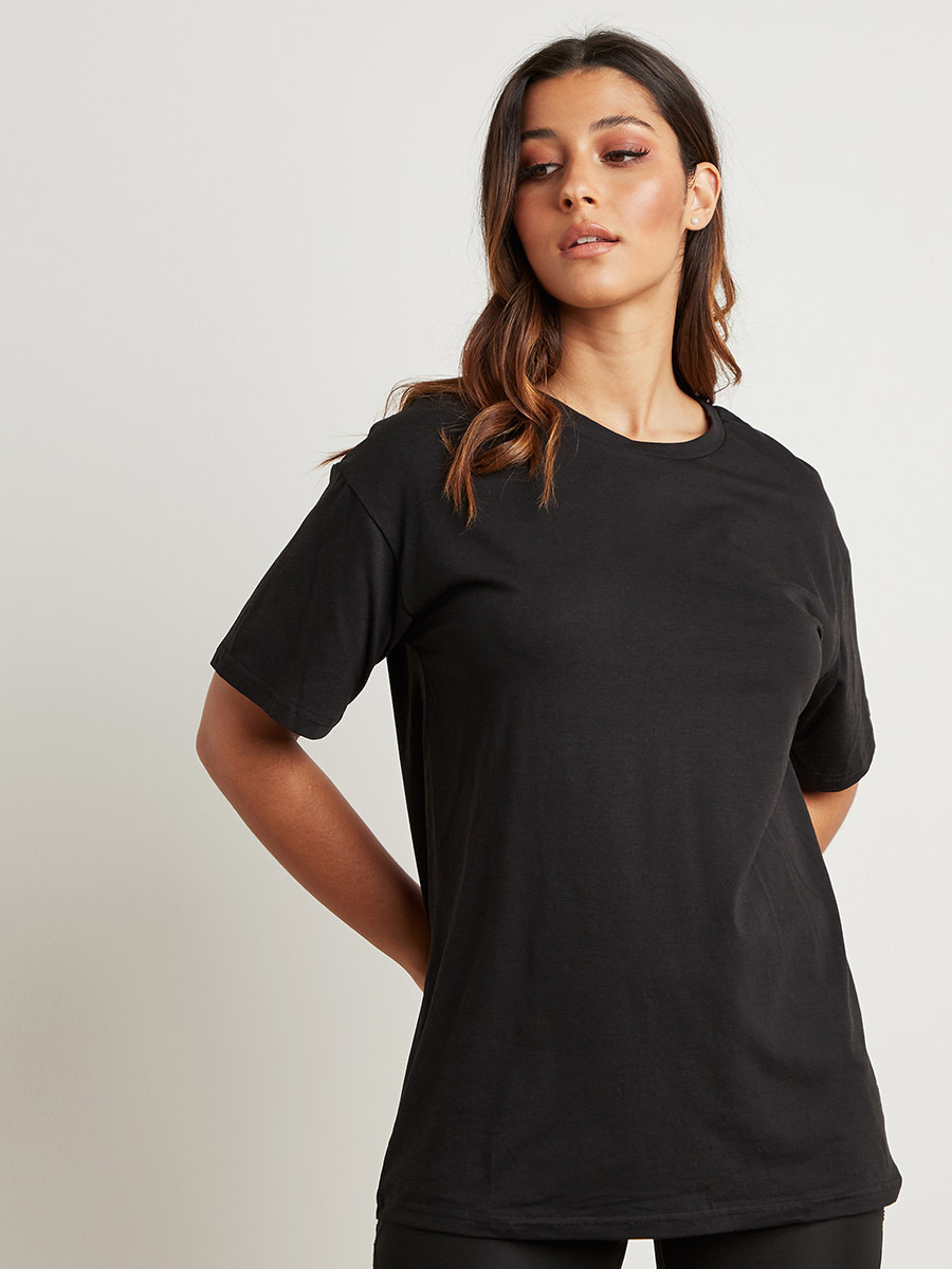 Styli Stronger Than You Think Back Printed Detail Oversized T-shirt-women-clothing-tshirts-image-3