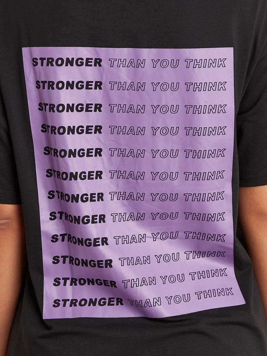 Styli Stronger Than You Think Back Printed Detail Oversized T-shirt-women-clothing-tshirts-image-4