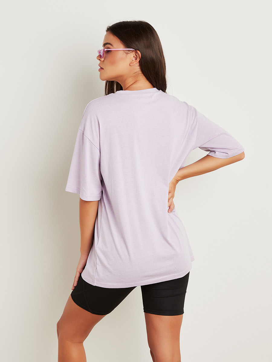 Styli California Printed Round Neck Oversized T-shirt-women-clothing-tshirts-image-3