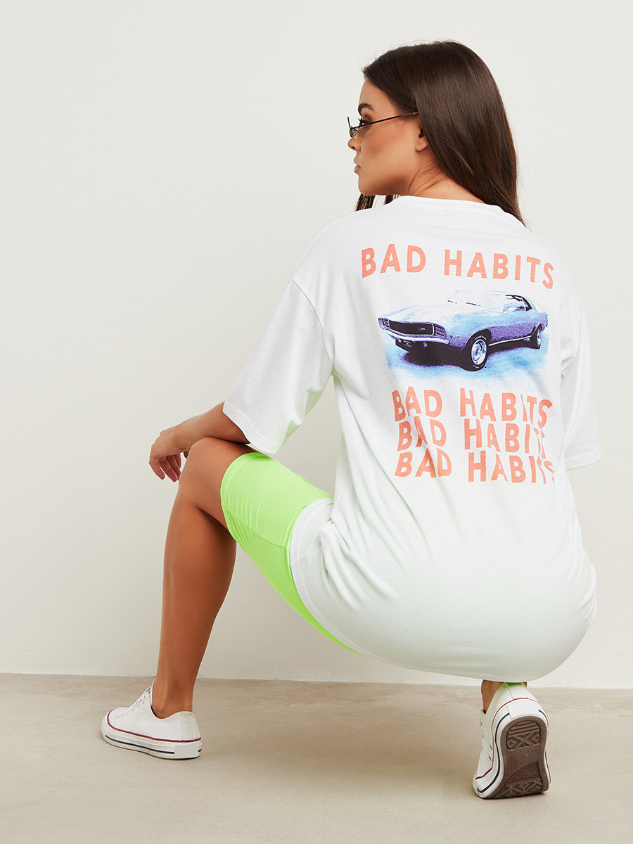 تيشيرت مطبوع بقصة واسعة من ستايلي-women-clothing-tshirts-image-1