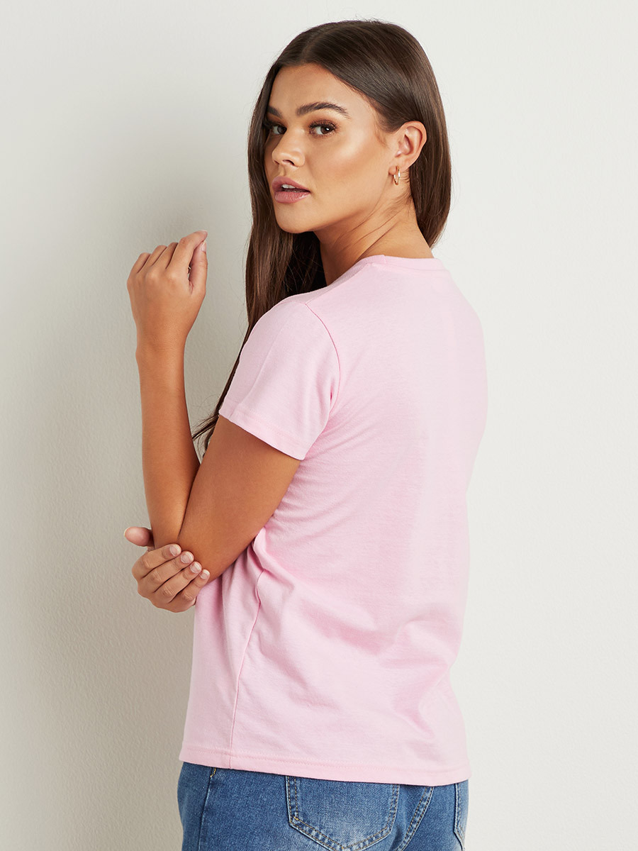 تيشيرت مطبوع بقصة واسعة من ستايلي-women-clothing-tshirts-image-4