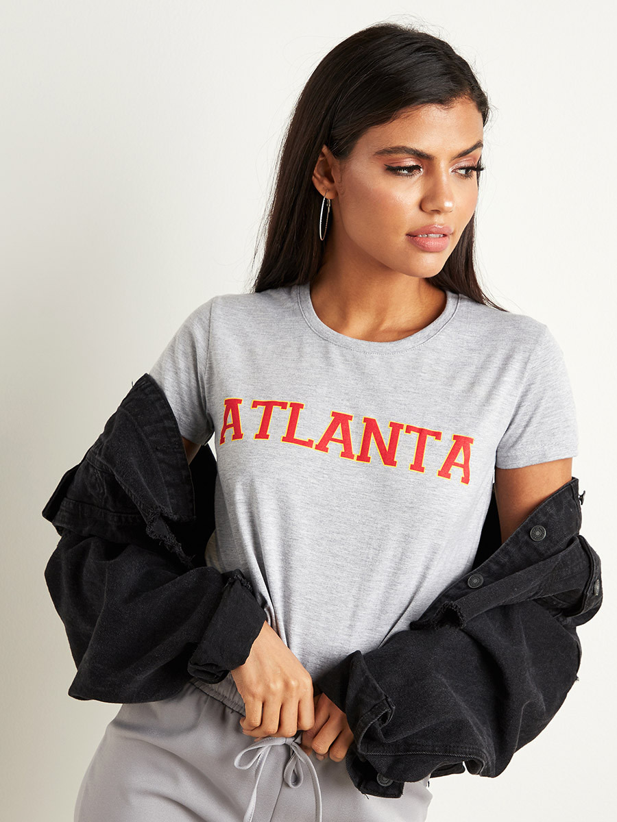 تيشيرت مطبوع بقصة واسعة من ستايلي-women-clothing-tshirts-image-1