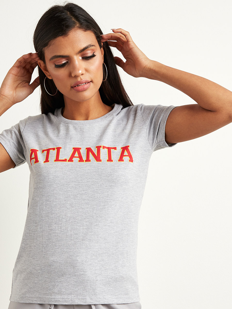 تيشيرت مطبوع بقصة واسعة من ستايلي-women-clothing-tshirts-image-2
