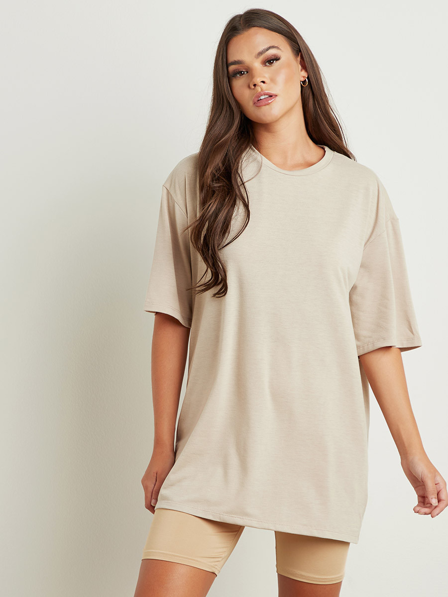 تيشيرت مطبوع بقصة واسعة من ستايلي-women-clothing-tshirts-image-2
