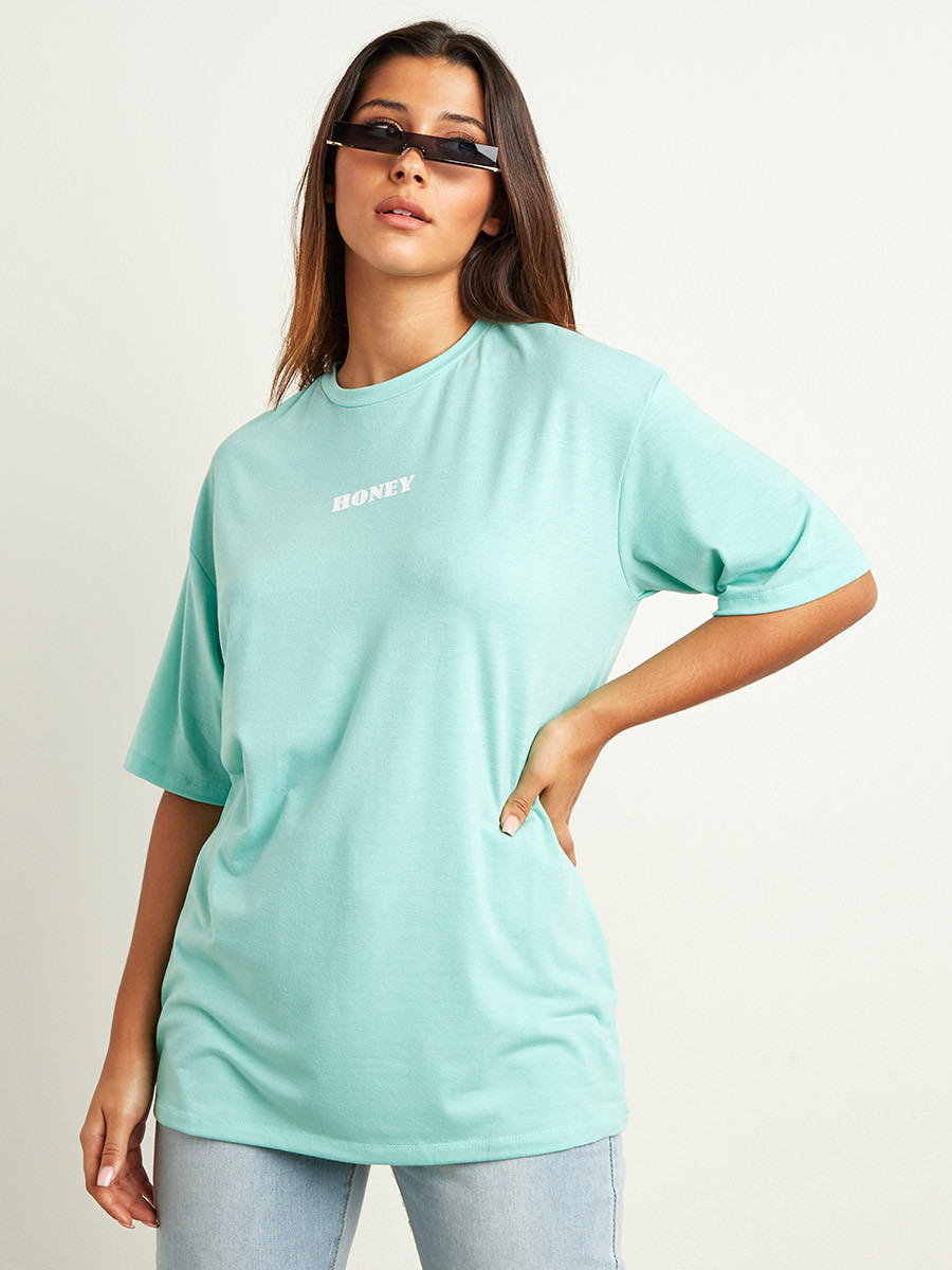 تيشيرت مطبوع بقصة واسعة من ستايلي-women-clothing-tshirts-image-1
