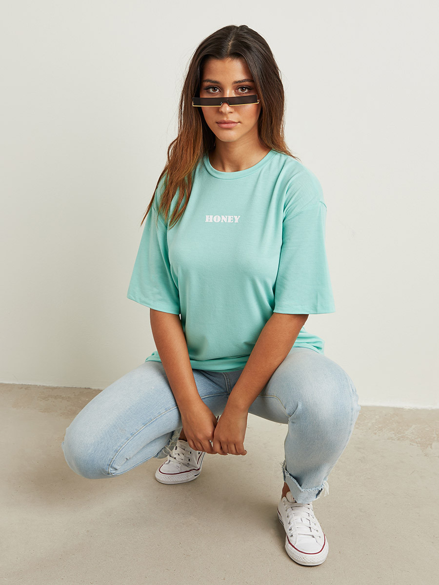 تيشيرت مطبوع بقصة واسعة من ستايلي-women-clothing-tshirts-image-4