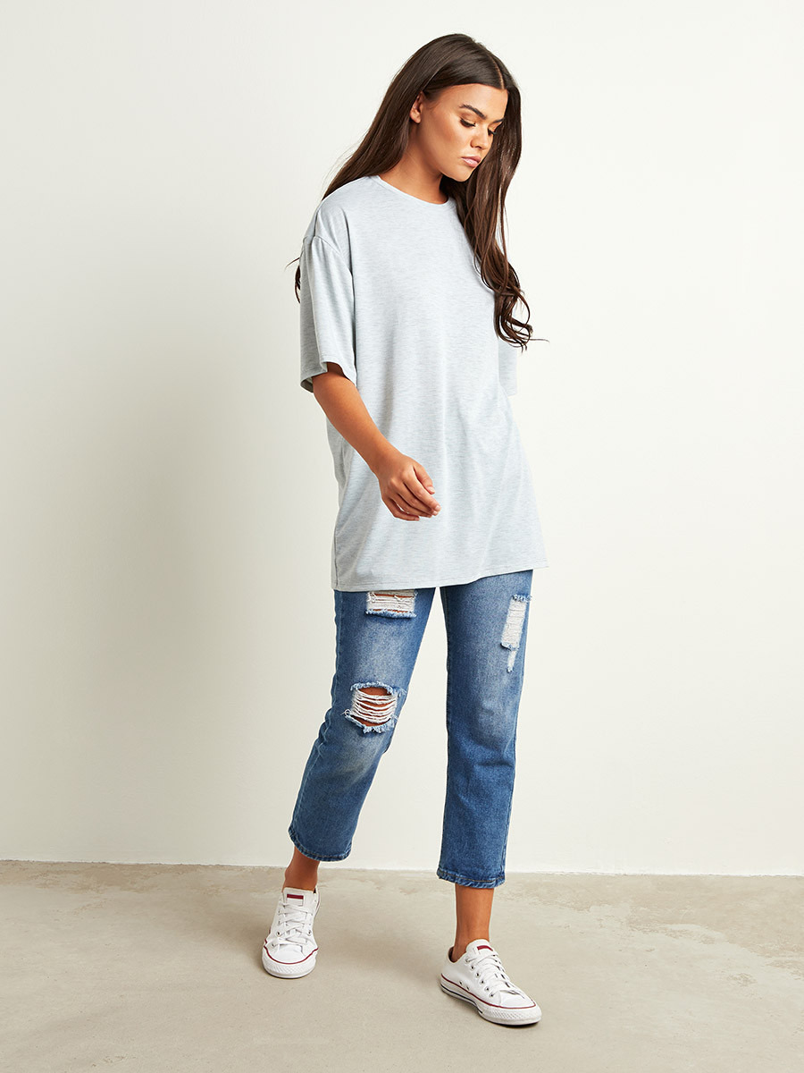Styli Make Your Soul Happy Slogan Printed Oversized T-shirt-women-clothing-tshirts-image-4