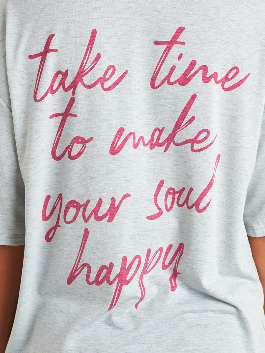 Styli Make Your Soul Happy Slogan Printed Oversized T-shirt-women-clothing-tshirts-image-5