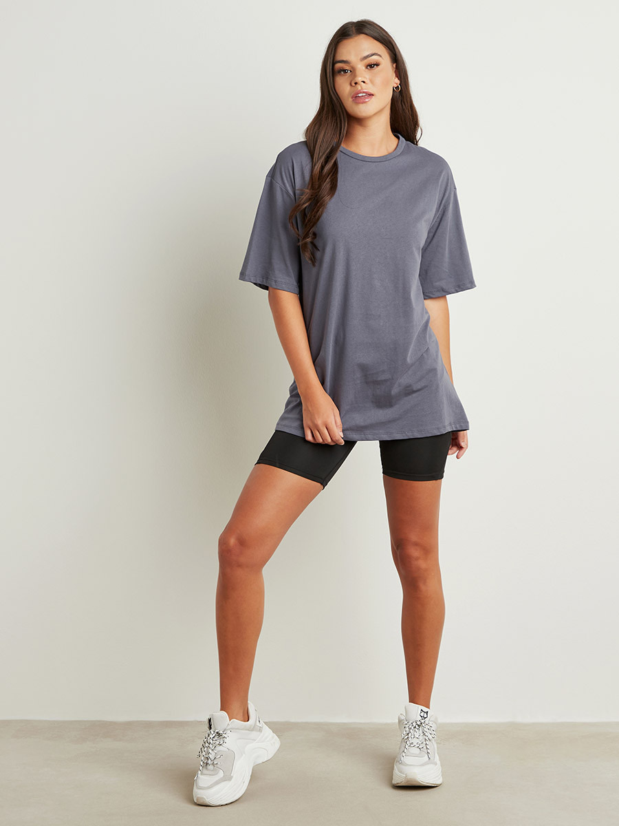 تيشيرت مطبوع بقصة واسعة من ستايلي-women-clothing-tshirts-image-2