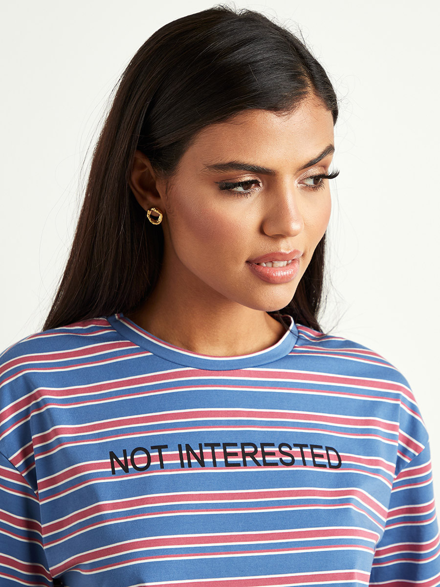 تيشيرت قصير مطبوع من ستايلي-women-clothing-tshirts-image-3