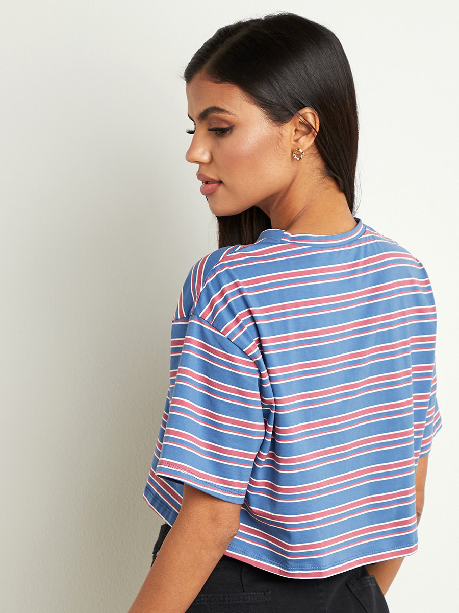 تيشيرت قصير مطبوع من ستايلي-women-clothing-tshirts-image-4