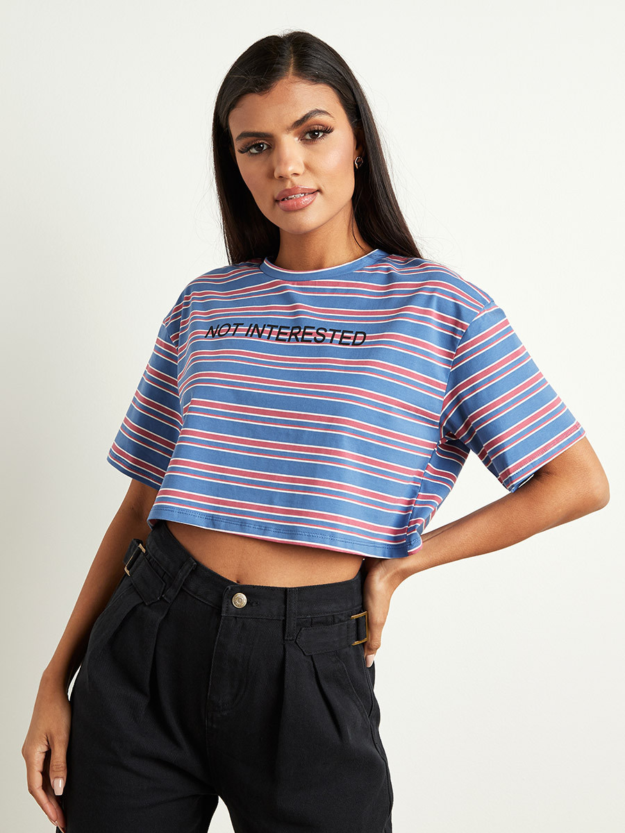 تيشيرت قصير مطبوع من ستايلي-women-clothing-tshirts-image-5