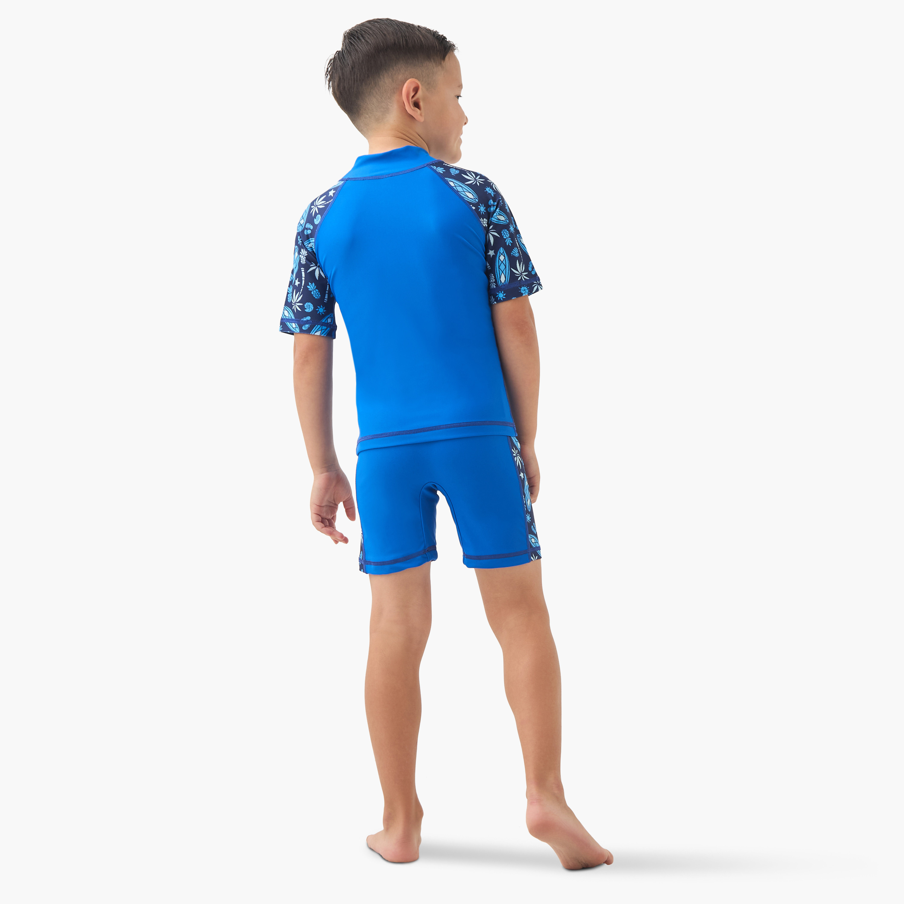COEGA Boys Two-Piece Swimsuit, Navy Blue Surf-sports-boys-clothing-swimwear-image-4