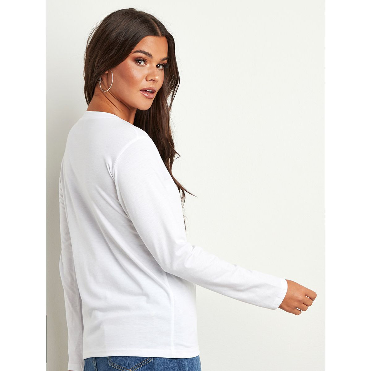 تيشيرت بقصة واسعة وأكمام طويلة من ستايلي-women-clothing-tshirts-image-3