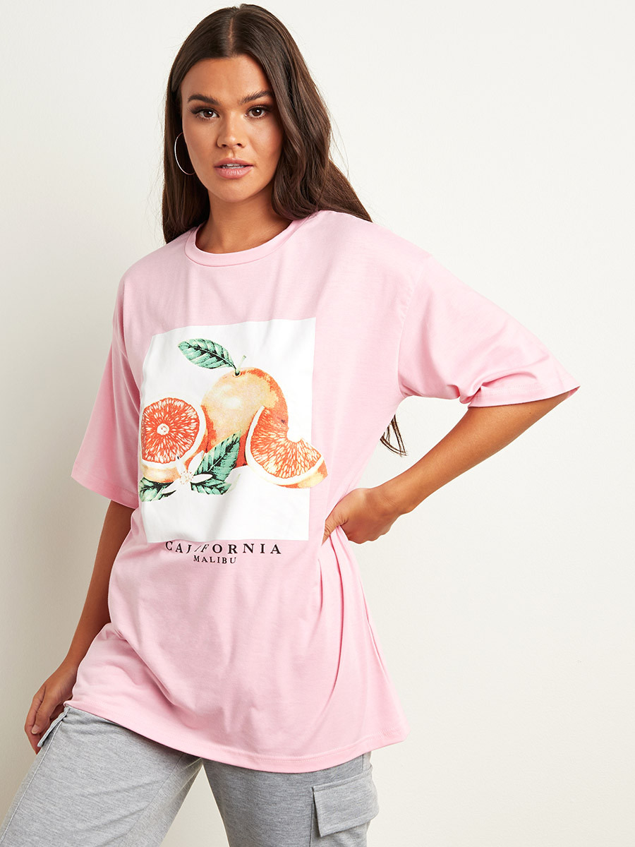 Styli California Grapefruit Graphic Printed Oversized T-shirt-women-clothing-tshirts-image-5