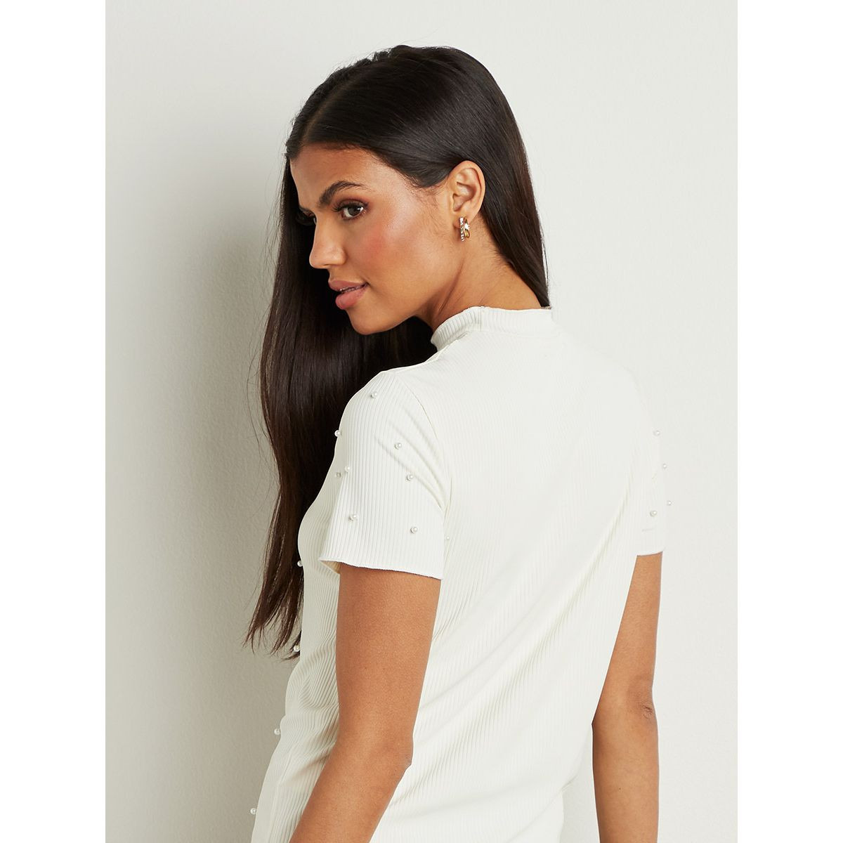 تيشيرت مضلع بأكمام قصيرة من ستايلي-women-clothing-tshirts-image-3