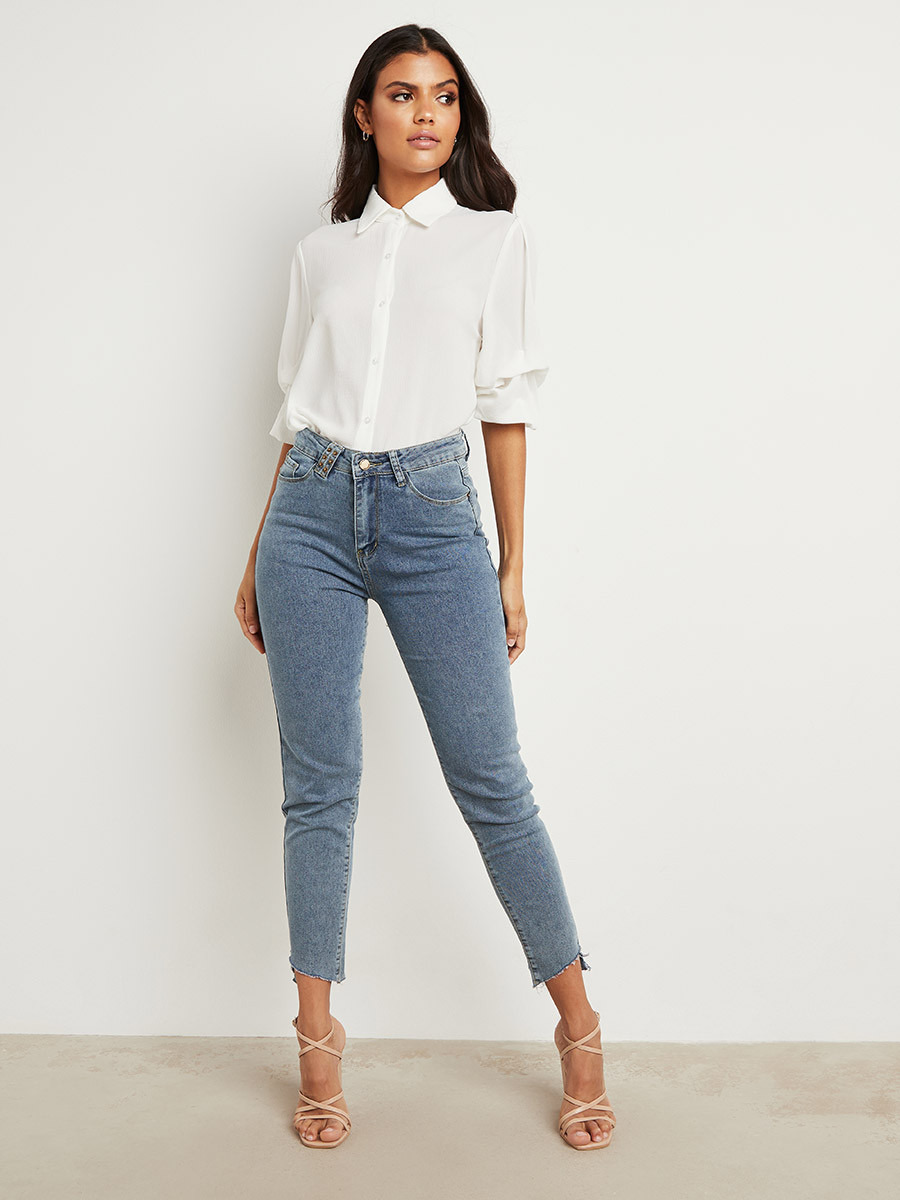 قميص بأكمام منفوخة من ستايلي-women-clothing-shirtsandblouses-blouses-image-3