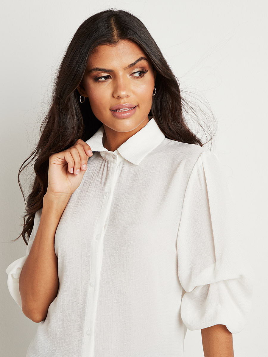 قميص بأكمام منفوخة من ستايلي-women-clothing-shirtsandblouses-blouses-image-5