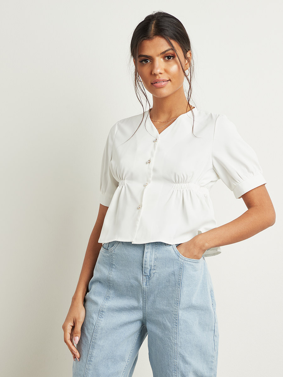 بلوزة بأزرار أمامية من ستايلي-women-clothing-shirtsandblouses-blouses-image-3
