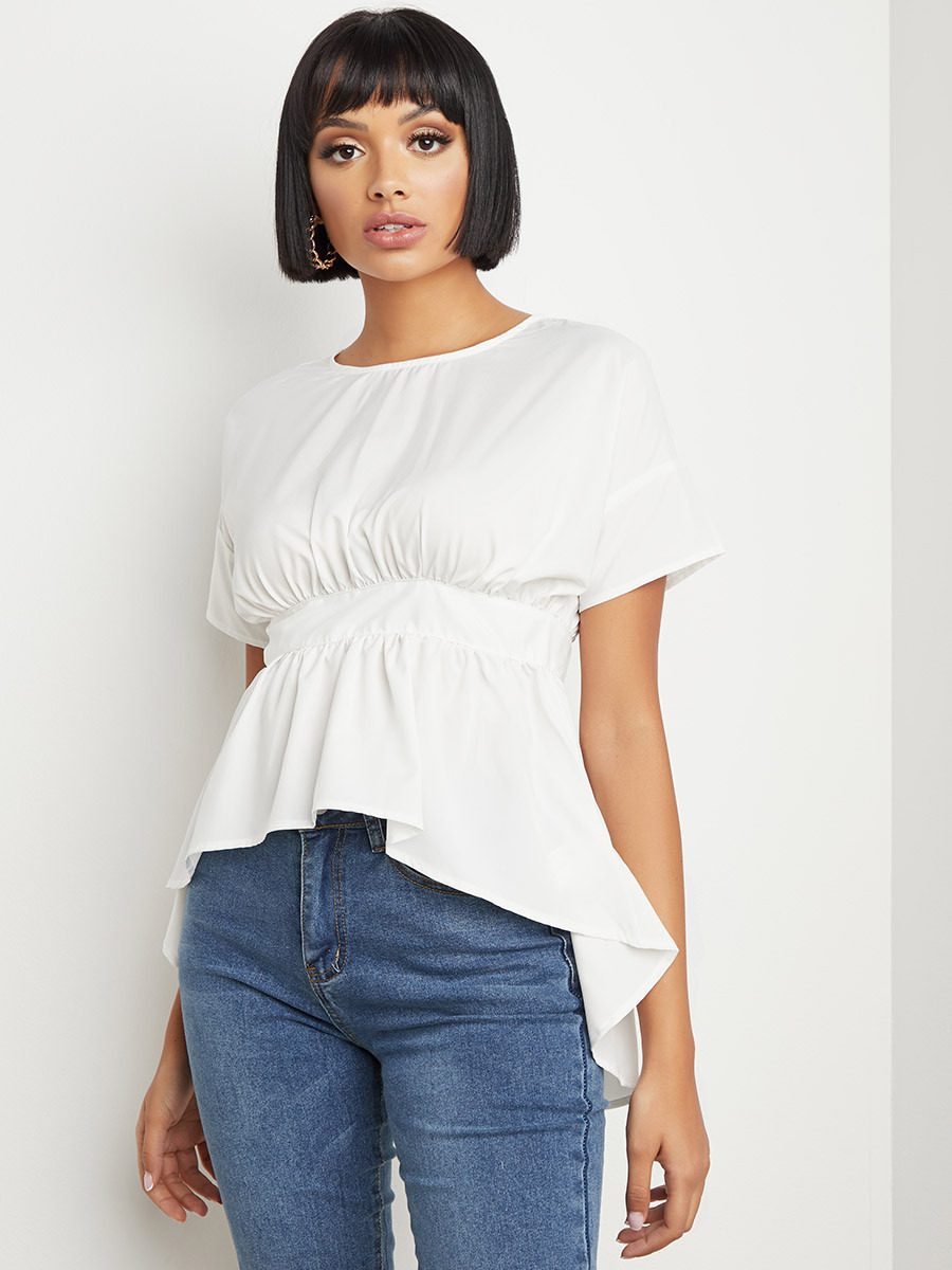 بلوزة بقصة واسعة وتفاصيل خلفية من ستايلي-women-clothing-shirtsandblouses-blouses-image-1