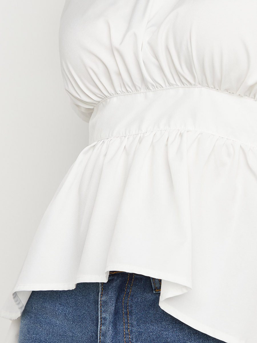 Styli Tie Open Back Peplum Top-women-clothing-shirtsandblouses-blouses-image-6
