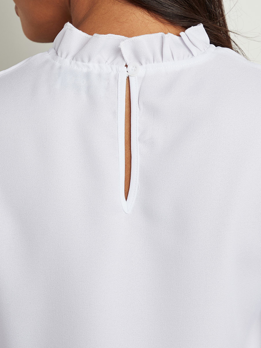 Styli High Ruffle Neck Peplum Top-women-clothing-shirtsandblouses-blouses-image-4