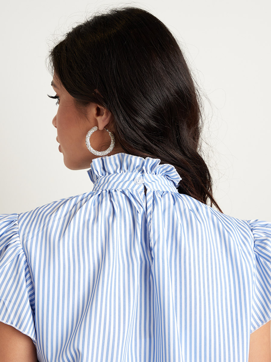 بلوزة بأكمام قصيرة من ستايلي-women-clothing-shirtsandblouses-blouses-image-5