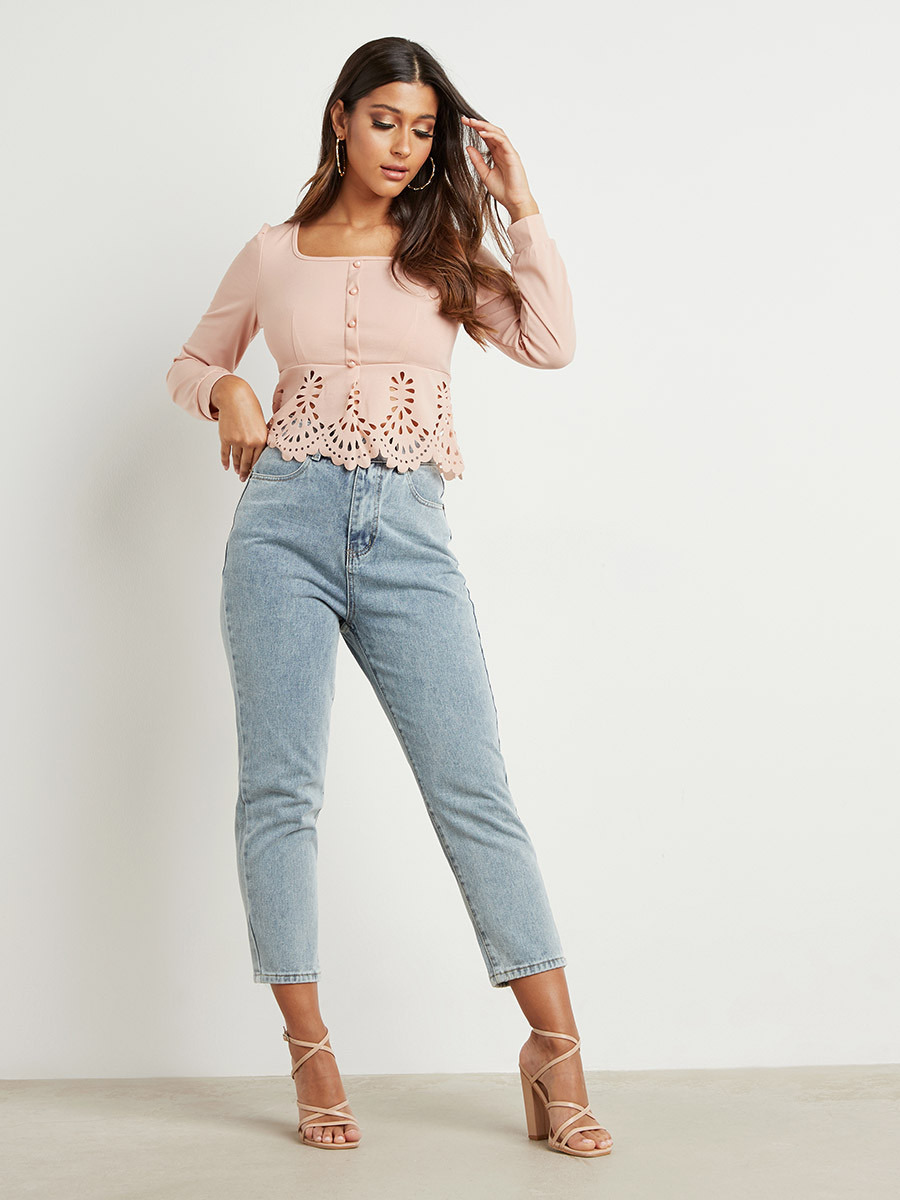 بلوزة بقصة واسعة وأكمام طويلة من ستايلي-women-clothing-shirtsandblouses-blouses-image-2