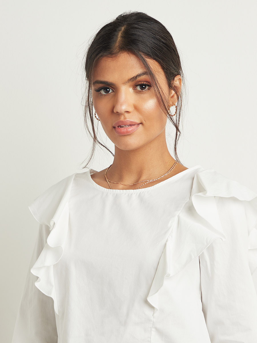 بلوزة بتفاصيل كشكش من ستايلي-women-clothing-shirtsandblouses-blouses-image-4