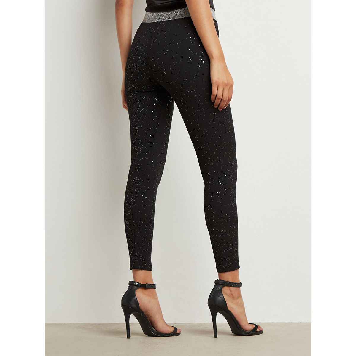 Styli Contrast Sparkle Waistband Leggings-women-clothing-bottoms-leggings-image-4