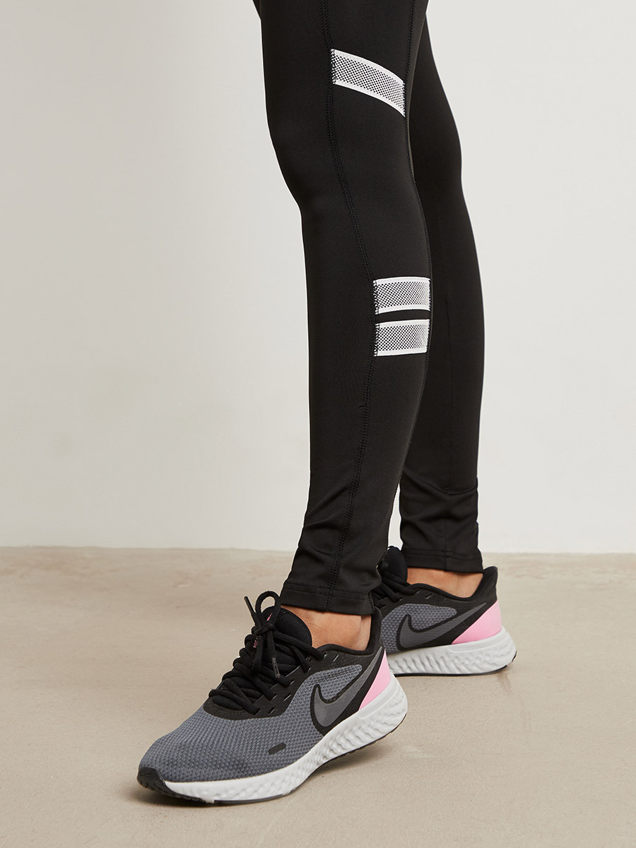 ليقنز مخطط بتفاصيل شبكية من ستايلي-women-clothing-leggings-image-3