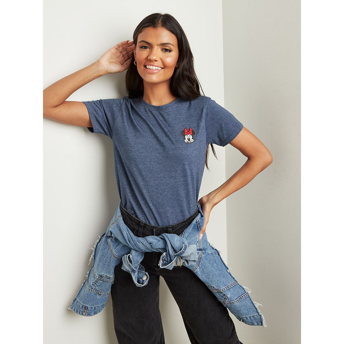 تيشيرت مطبوع بقصة واسعة-women-clothing-tshirts-image-1