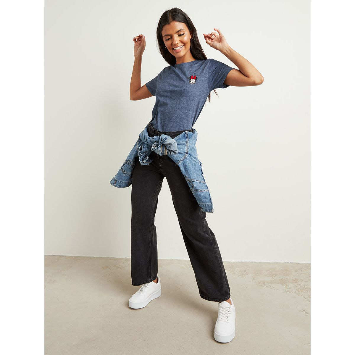 تيشيرت مطبوع بقصة واسعة-women-clothing-tshirts-image-2