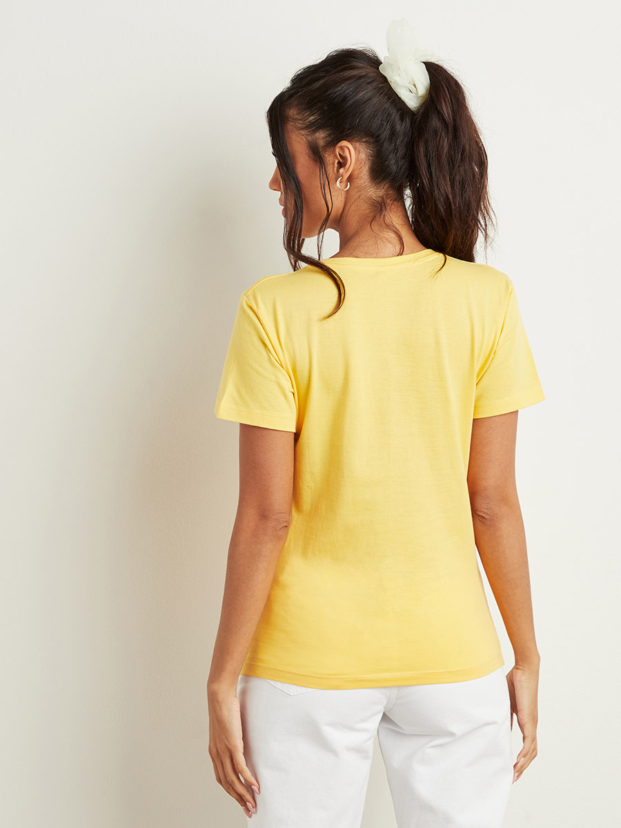 تيشيرت مطبوع بقصة واسعة  من ستايلي-women-clothing-tshirts-image-4