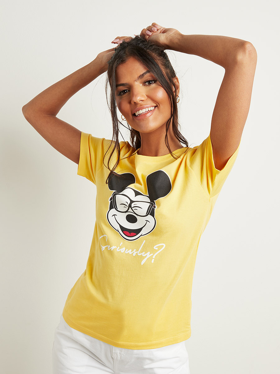 تيشيرت مطبوع بقصة واسعة  من ستايلي-women-clothing-tshirts-image-5