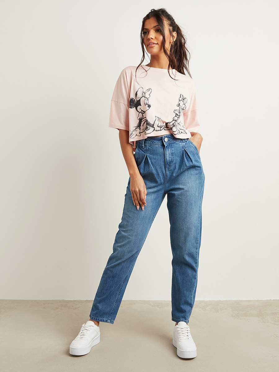 تيشيرت قصير مطبوع -women-clothing-tshirts-image-2