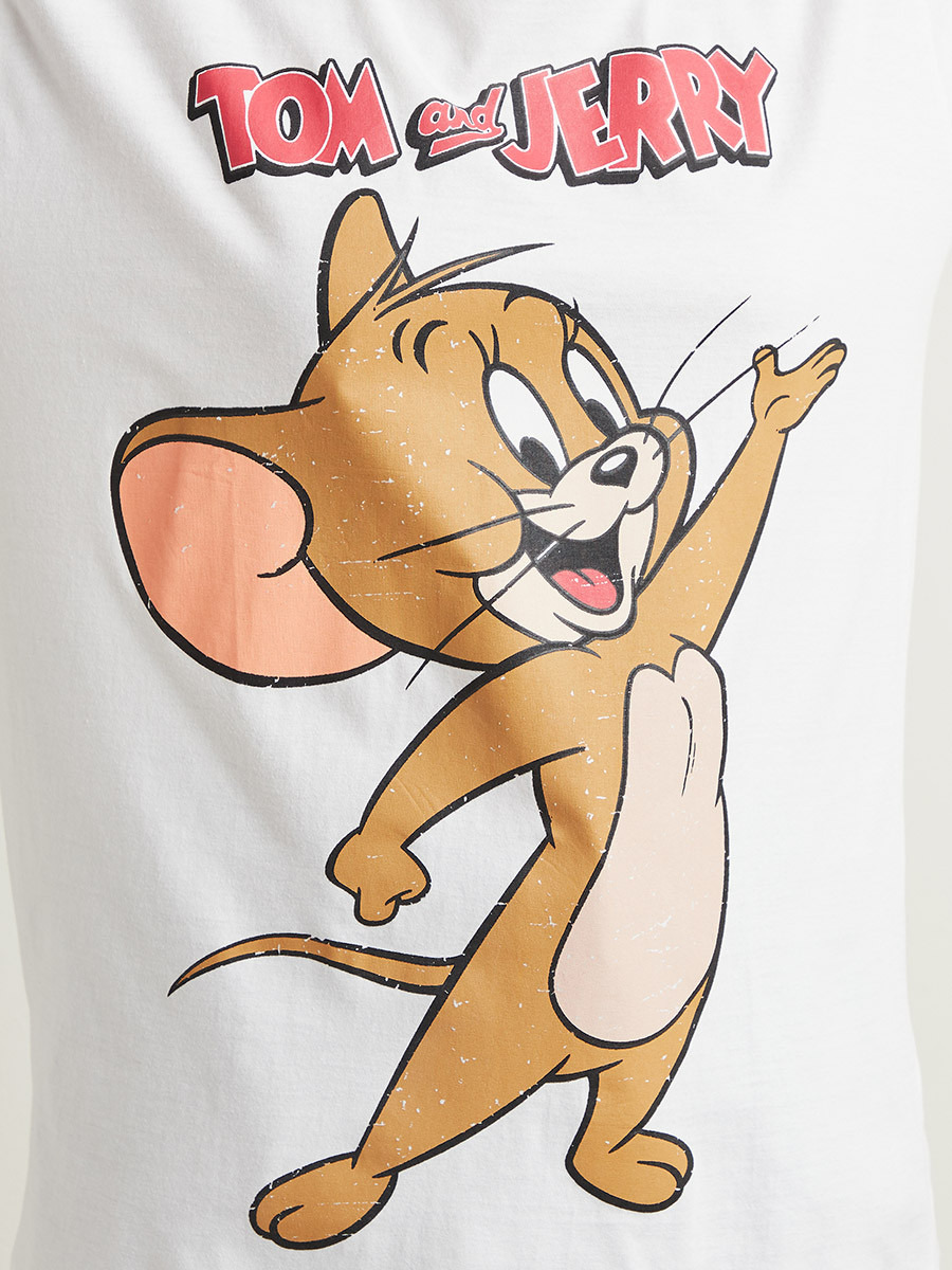 تيشيرت مطبوع بقصة واسعة-women-clothing-tshirts-image-3